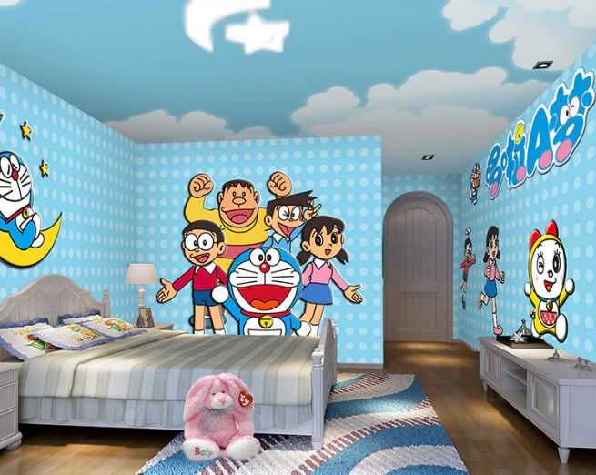 5 Desain Kamar  Doraemon  Sederhana dan Unik Blog QHOMEMART