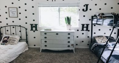 cara mengecat tembok motif polkadot