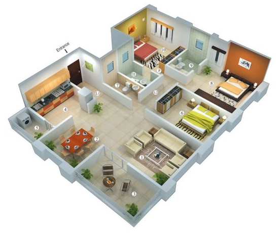 desain rumah minimalis 3 kamar tidur