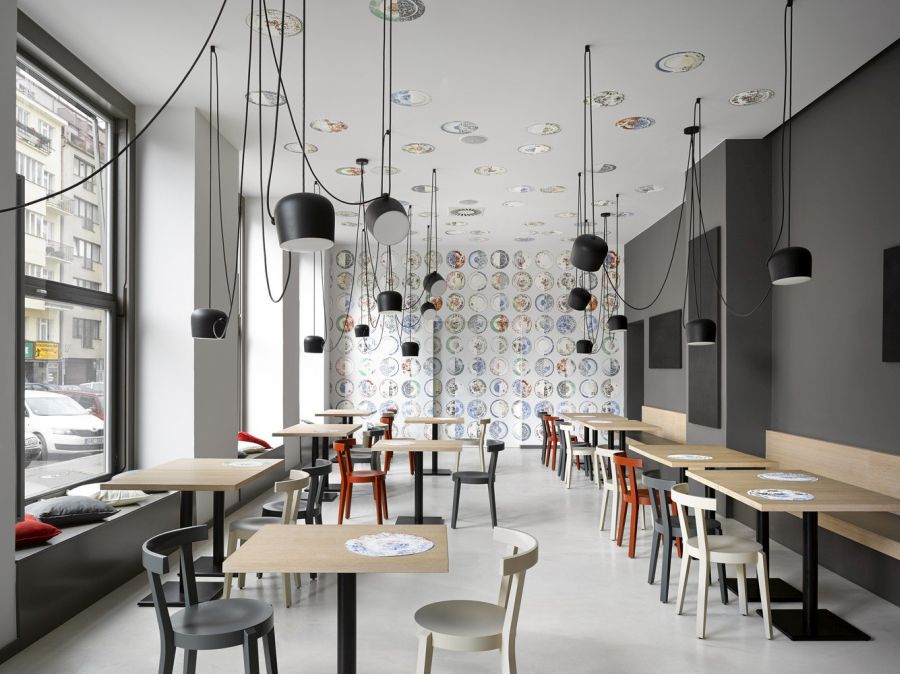 desain cafe modern minimalis