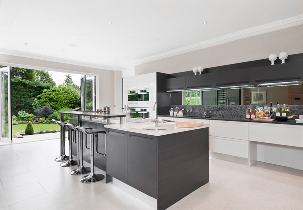 desain dapur terbuka