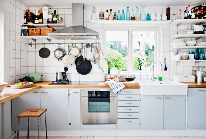 cara menghias dapur sederhana