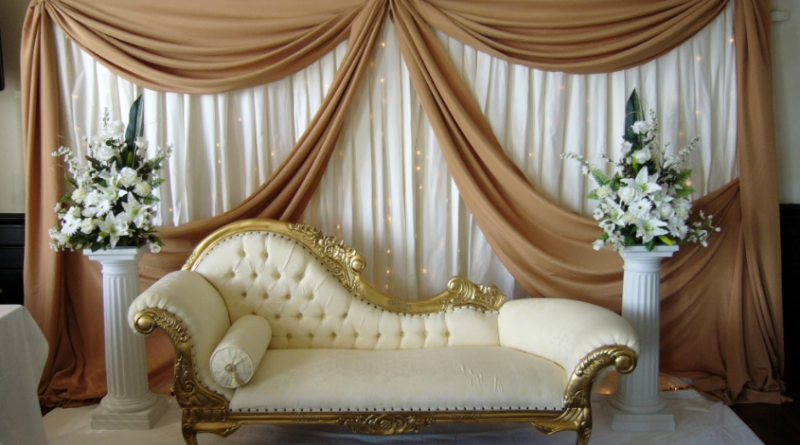 dekor pelaminan di rumah