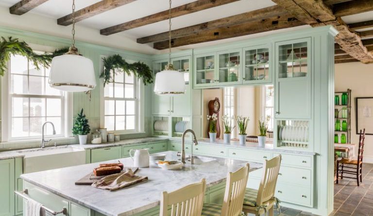 dapur cantik sederhana di kampung