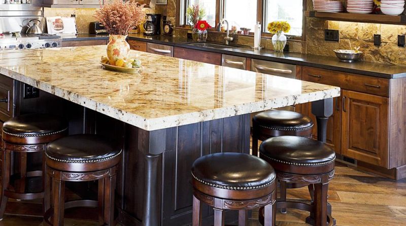 meja dapur granit