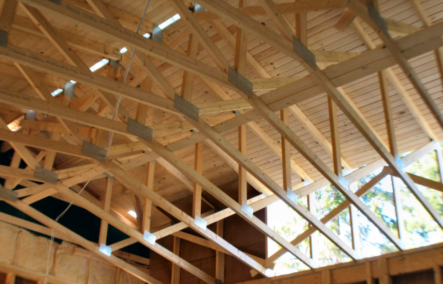 rangka atap kayu