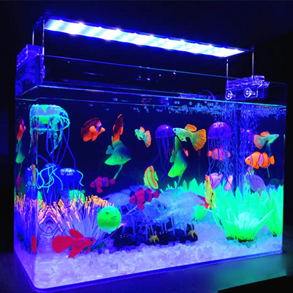 hiasan glow in the dark aquarium