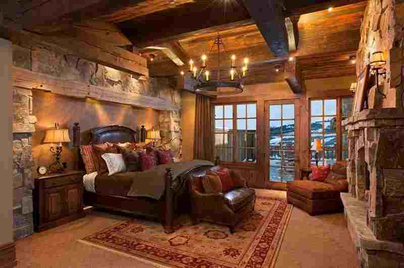 ide kamar rustic