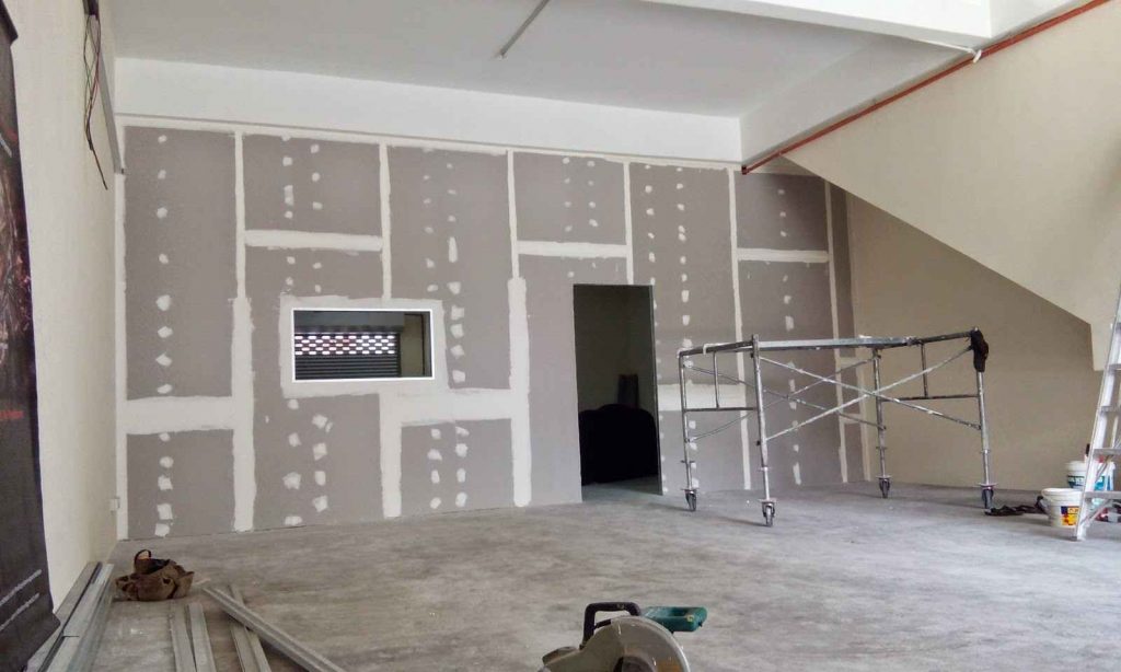penyekat ruangan dari gypsum