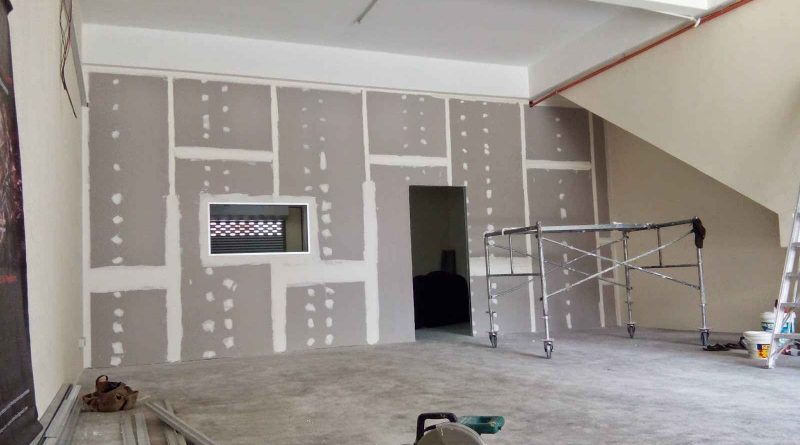penyekat ruangan dari gypsum