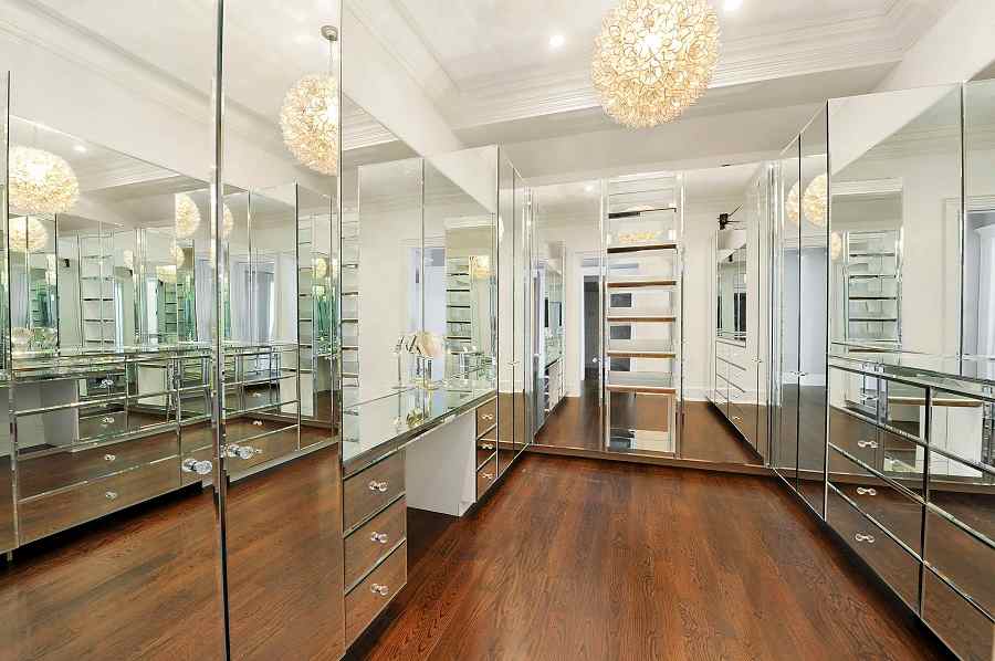 walk in closet memakai kaca