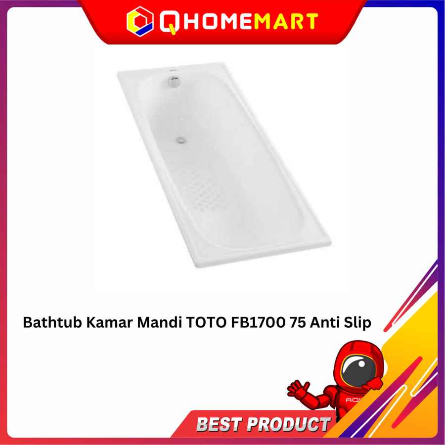 Bathtub Kamar Mandi TOTO FB1700 75 Anti Slip