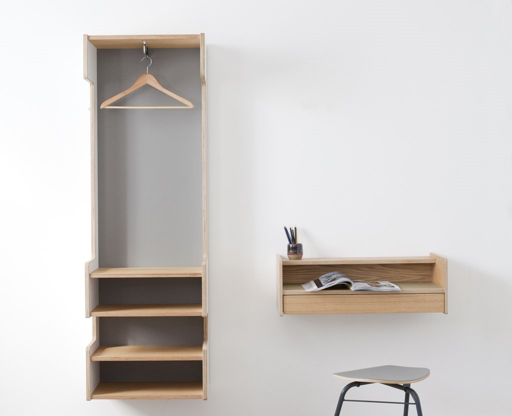 5 contoh lemari tempel di dinding minimalis | blog qhomemart