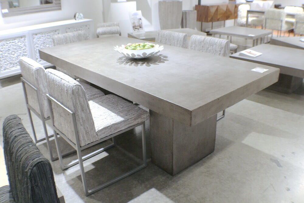 meja makan beton