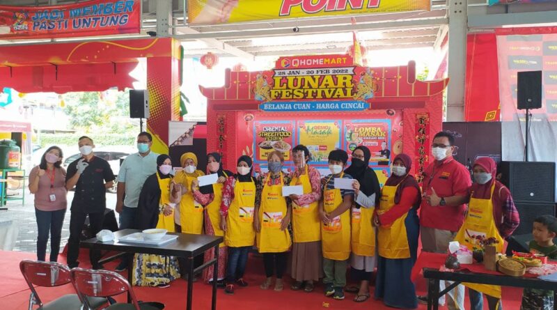 kreasi mie qhomemart lunar festival