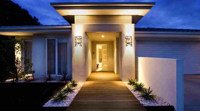lampu dinding teras