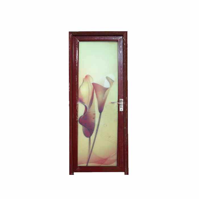 pintu aluminium motif bunga