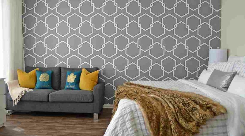 cara pasang wallpaper dinding