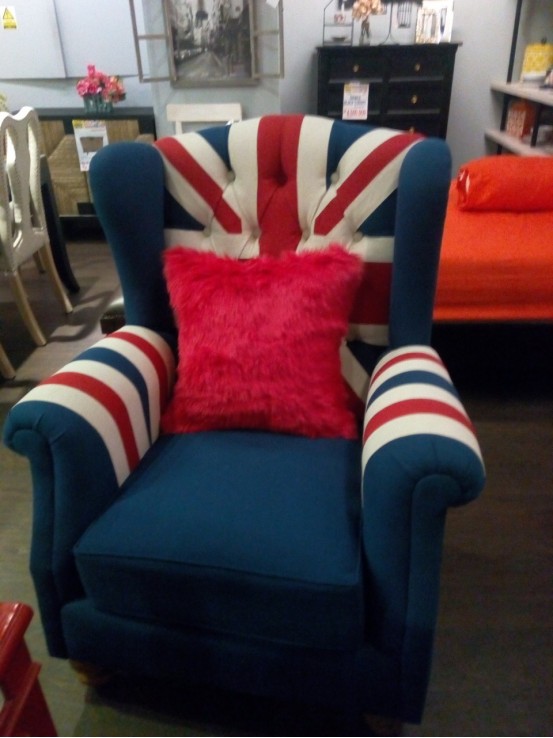 jual ML SOFA UNION JACK WING SINGLE ENGLAND SOFA