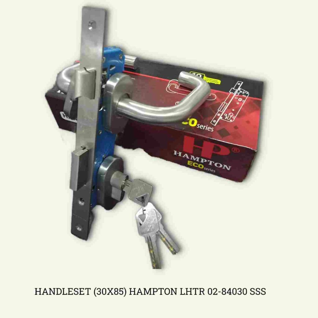 ukuran dimensi 30 x 85 cm handle pintu