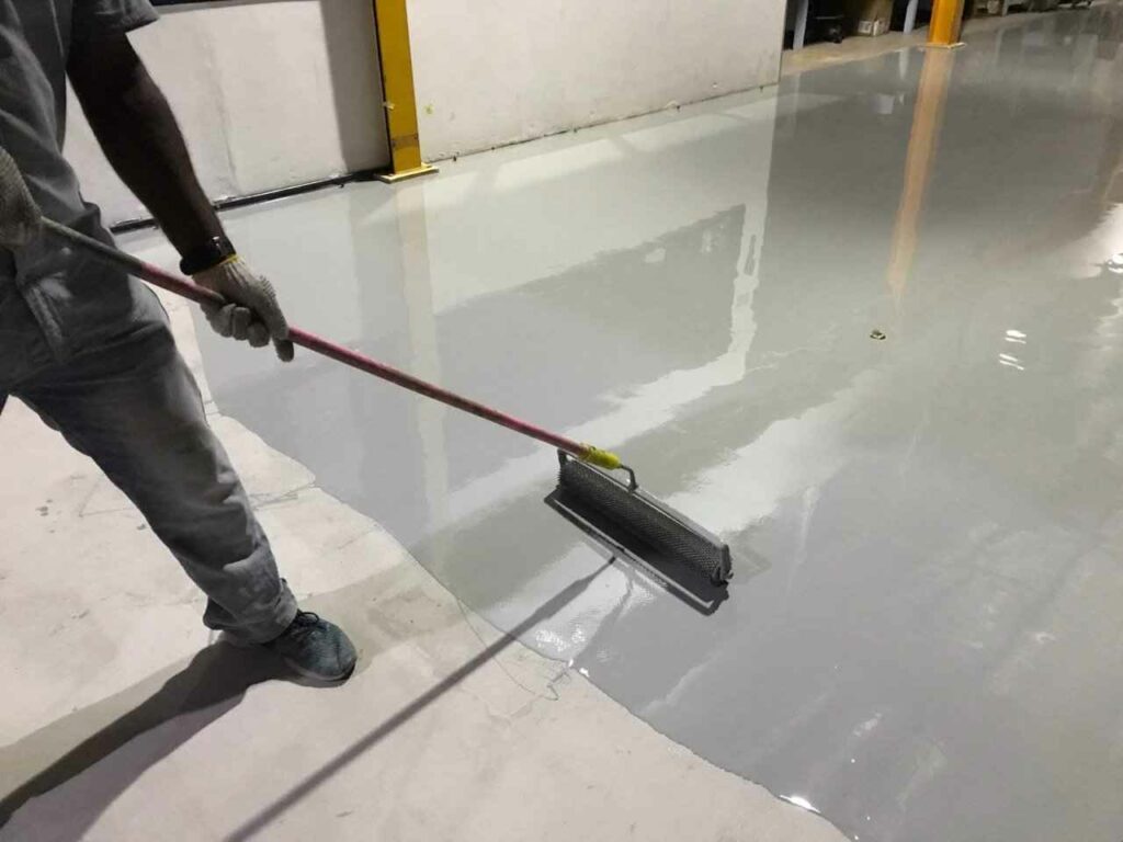 cara menggunakan cat epoxy lantai