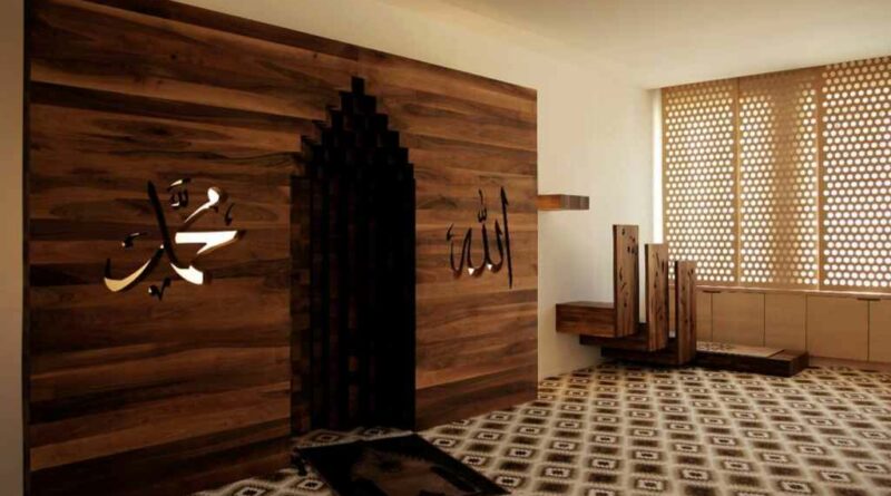 desain mushola dalam rumah
