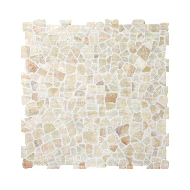 BATU ALAM MOSAIC ONYX INTERLOCK 30 X 30