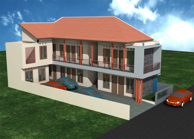 kos kosan lahan memanjang