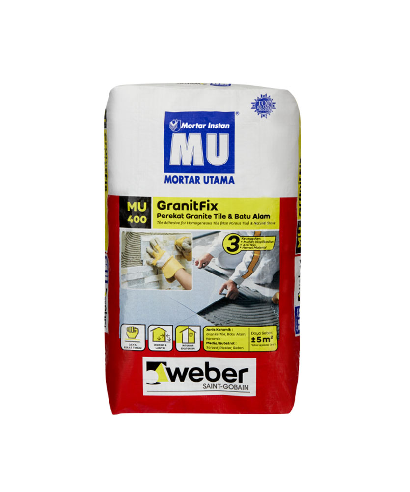 mortar utama perekat granit 400