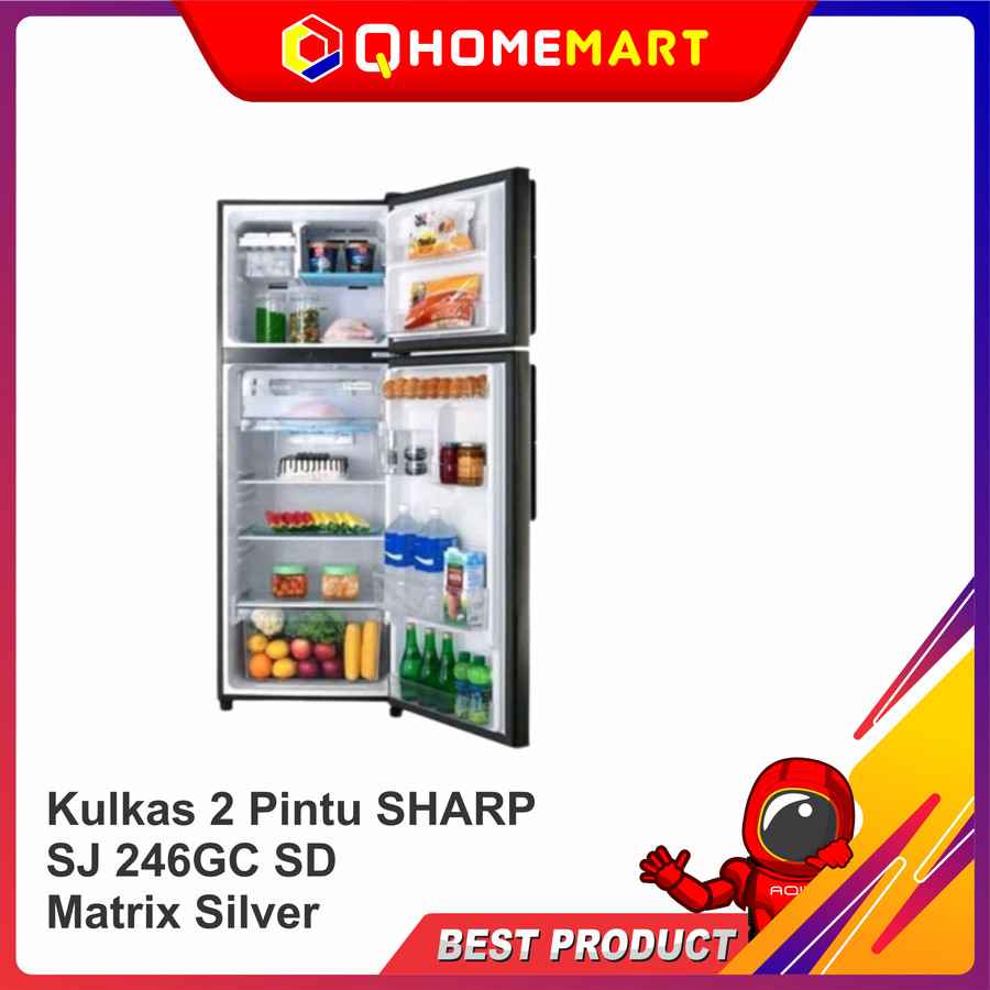 kulkas sharp 2 pintu