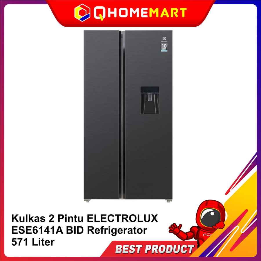 Kulkas 2 Pintu ELECTROLUX ESE6141A BID Refrigerator 571 Liter