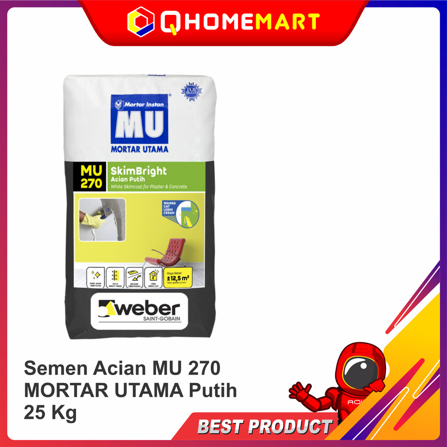 Semen Acian MU 270 MORTAR UTAMA Putih
