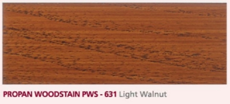 plitur propan warna walnut light