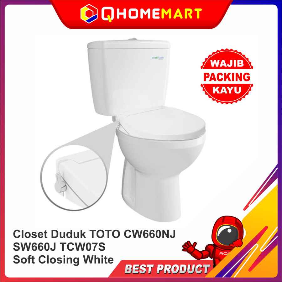 Closet Duduk TOTO CW660NJ SW660J TCW07S 1 Jutaan