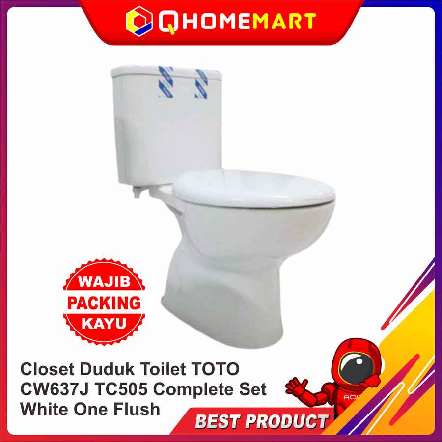 Closet Duduk Toilet TOTO CW637J TC505 1 juta