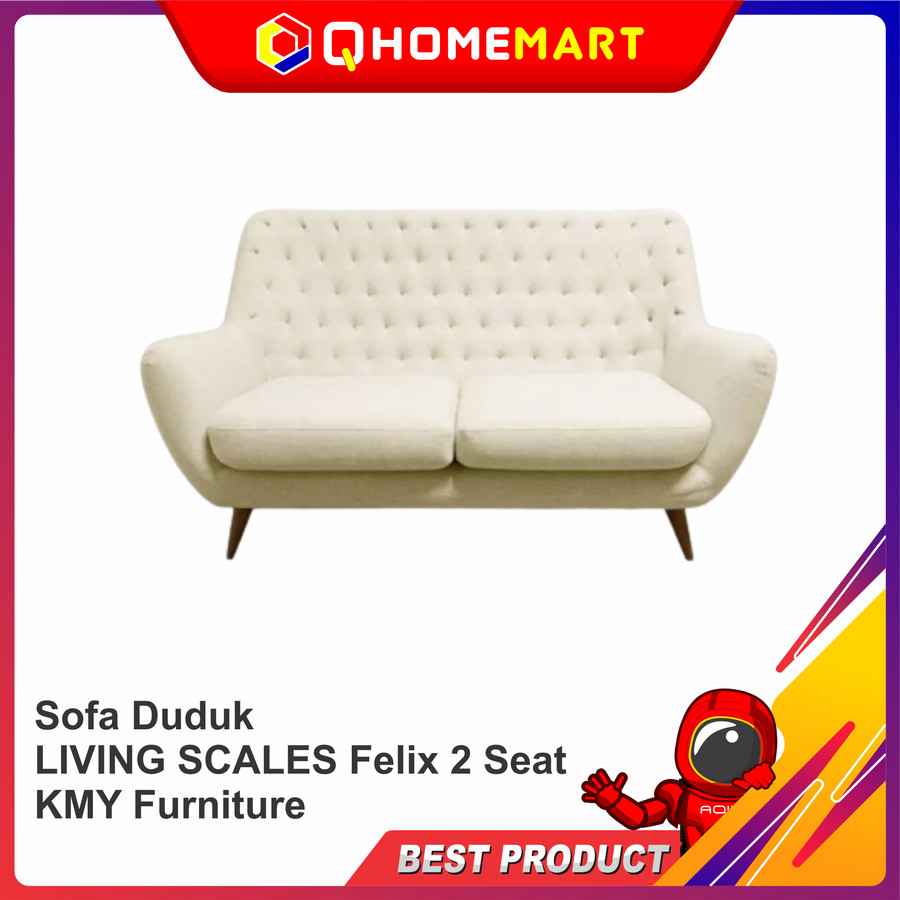 Sofa Duduk minimalis LIVING SCALES Felix 2 Seat