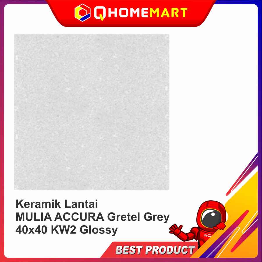 Keramik Lantai MULIA ACCURA Gretel Grey 40x40