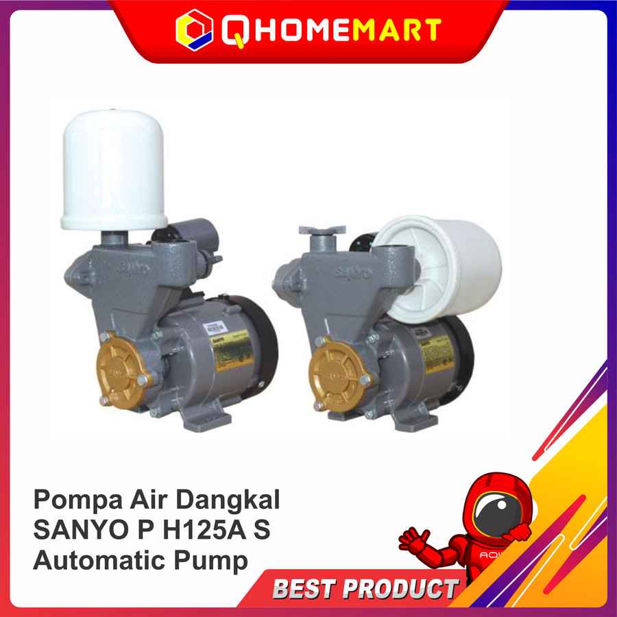 Pompa-Air-Dangkal-SANYO-P-H125A-S-Automatic-Pump