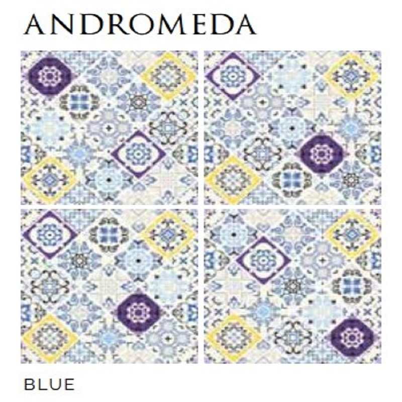 andromeda keramik motif bunga