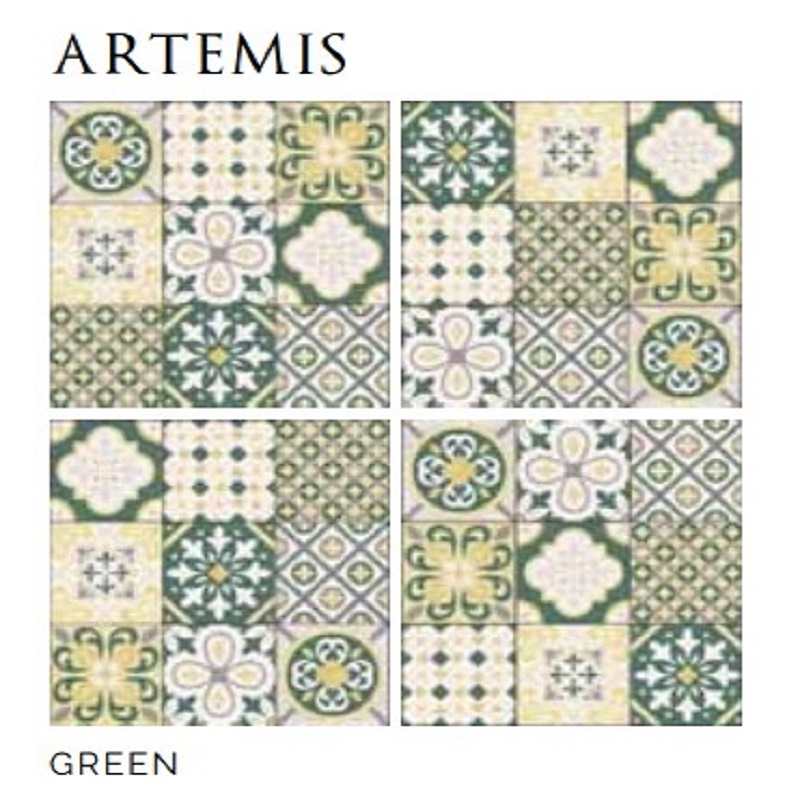 artemis keramik motif bunga