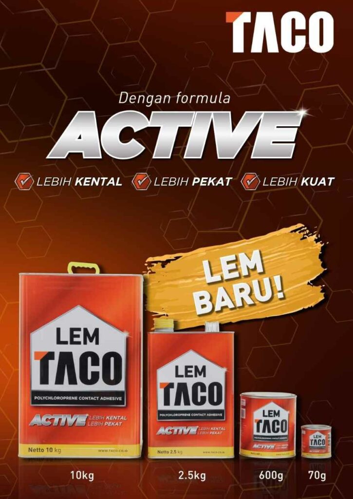 lem kayu taco active