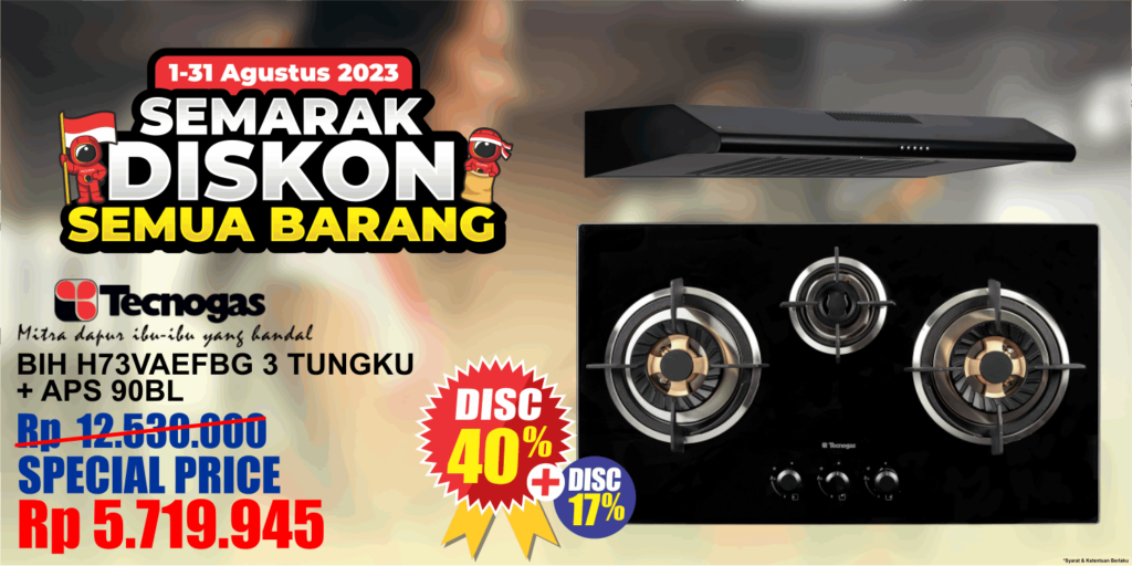 Tecnogas BIH H73VAEFBG 3 Tungku