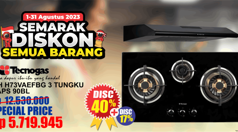 tecnogas BIH H73VAEFBG 3 tungku