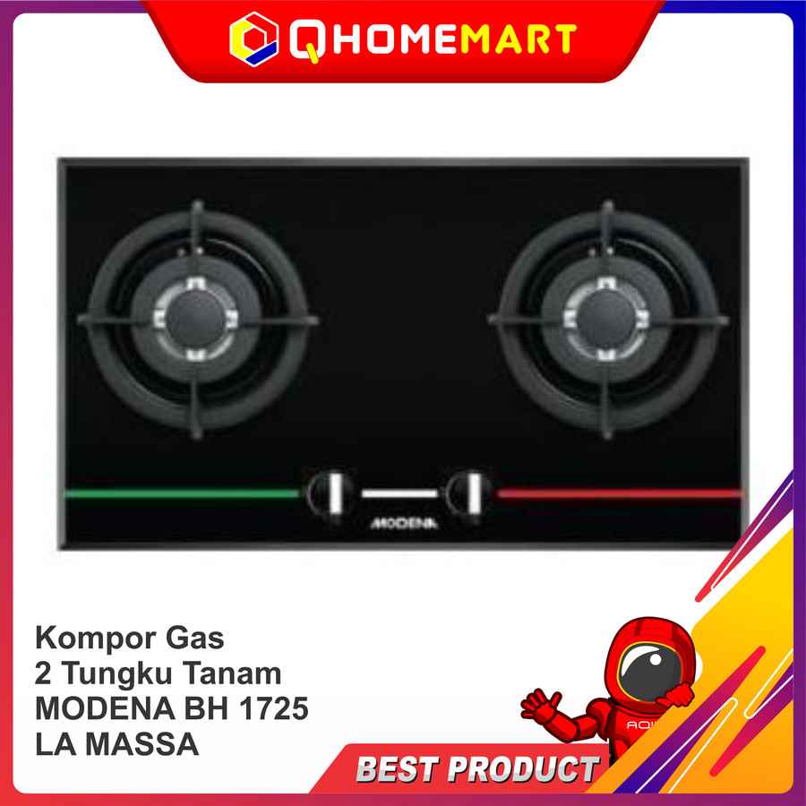 Kompor Gas 2 Tungku Tanam MODENA