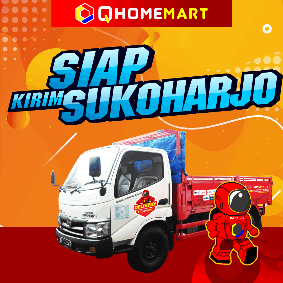 Qhomemart melayani pengiriman bahan bangunan ke sukoharjo.