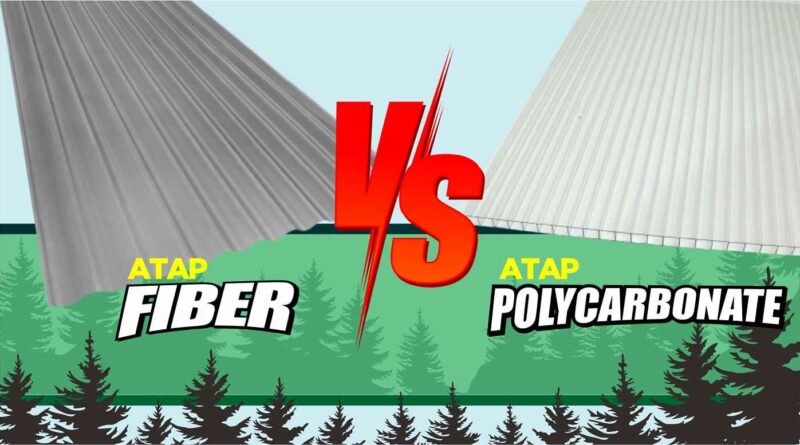 Atap Fiber Vs Polycarbonate