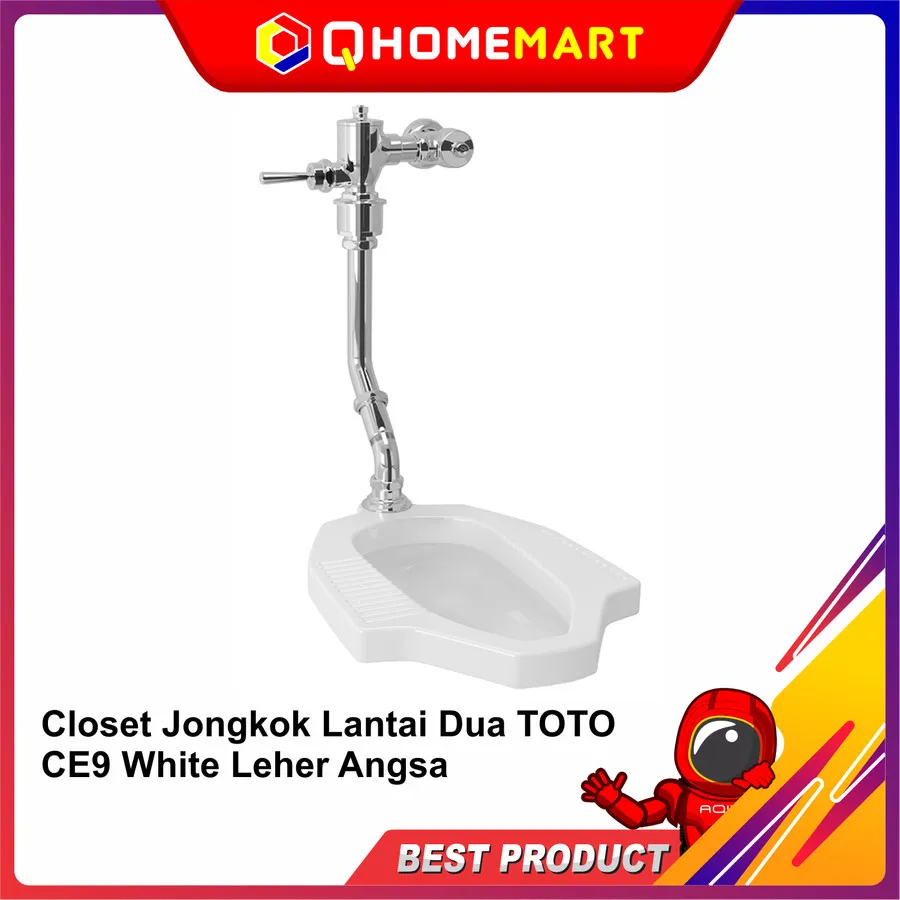 Closet Jongkok TOTO CE9 leher angsa