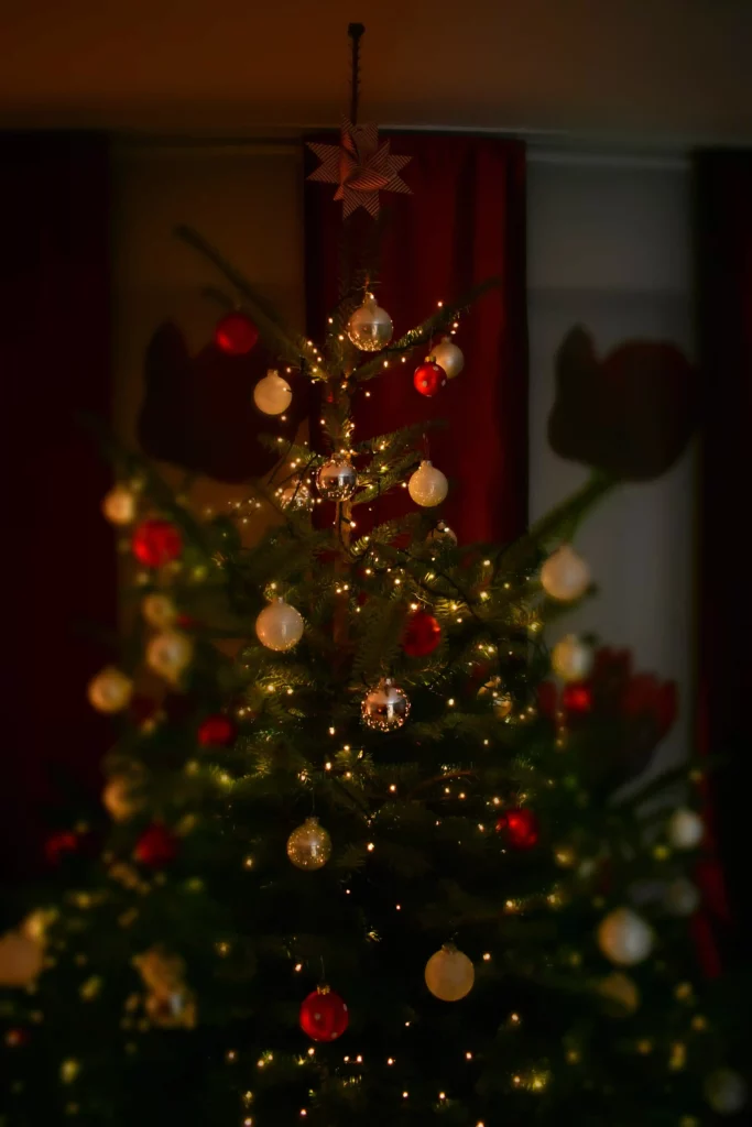 Menghias Pohon Natal