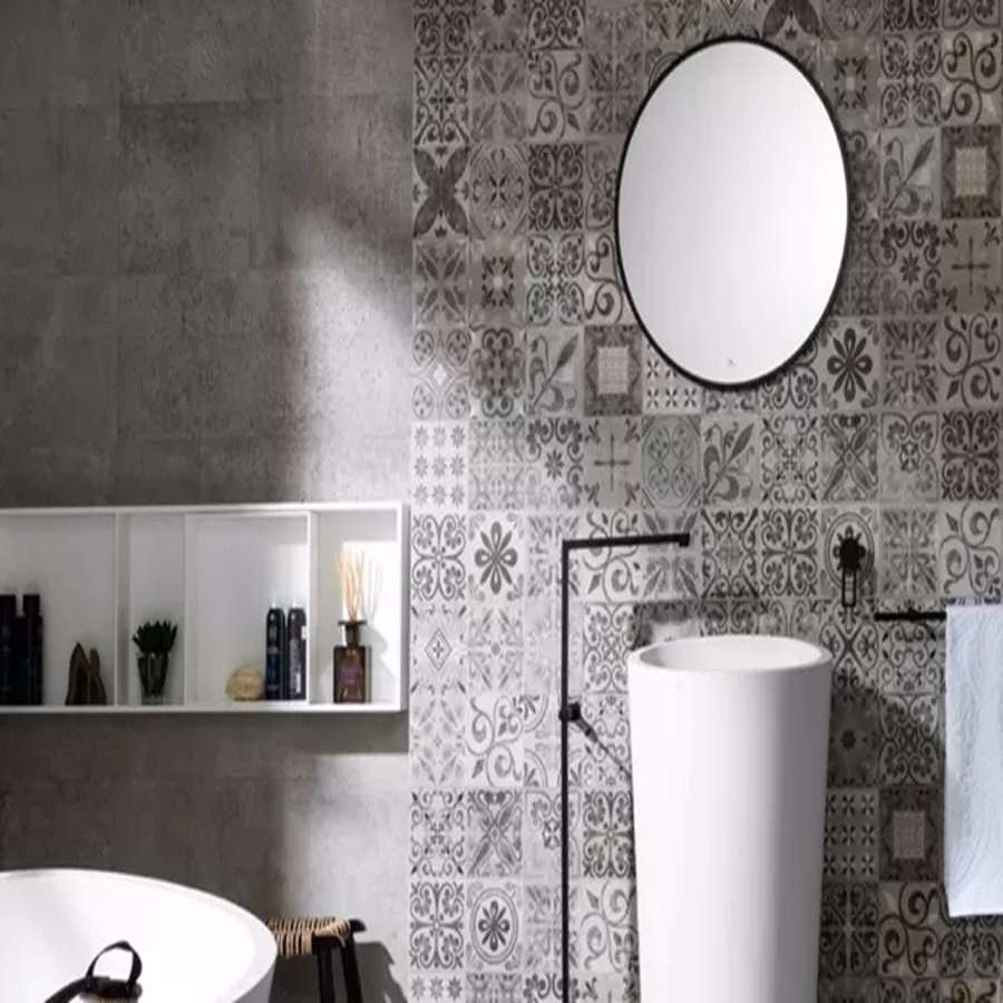keramik motif caspari tidak licin