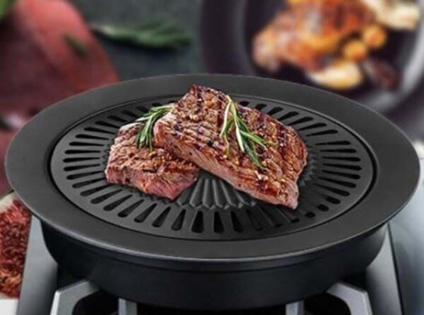 grill pan peralatan BBQ